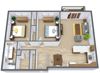 Rosegate Apartments | Two Bedroom | Plan 21A Rosegate Apartments | Two Bedroom | Plan 21A
